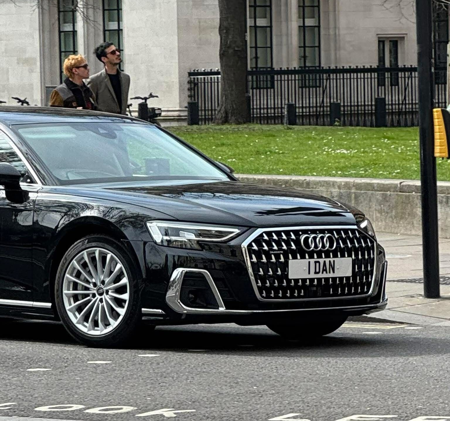 Embassy Diplomatic Flag UK Number Plate of Denmark - 1 DAN